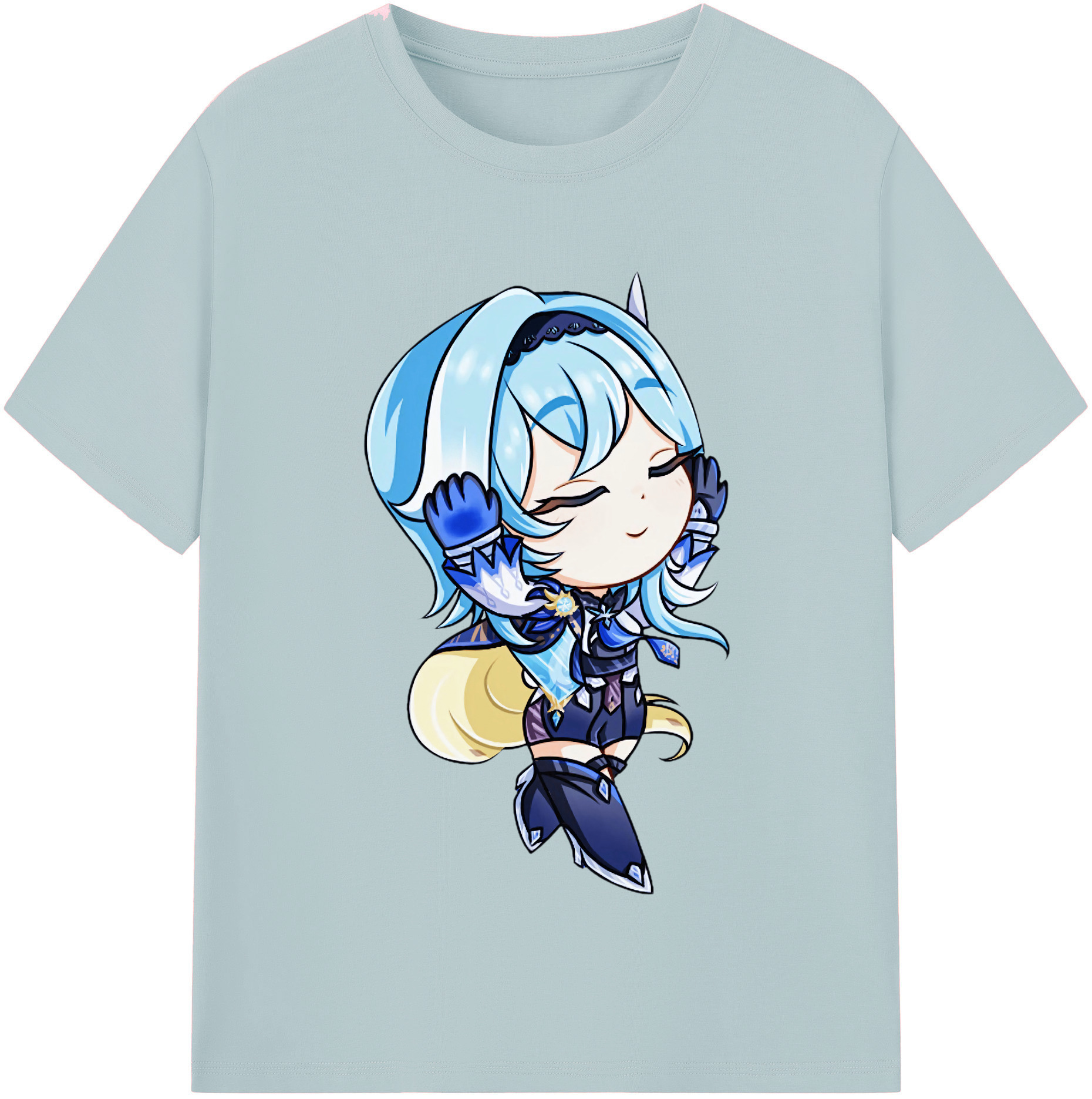 げんし神 优菈 ゆうら genshin Yūra 綿100％半袖Tシャツ（フロントプリント）
